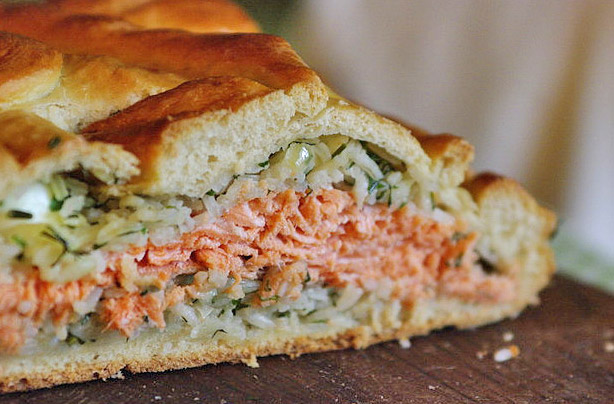 Kulebjak Mit Fisch Polnische Pastete - Rezepte Suchen