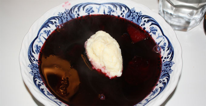 Kiel Elderberry soup Schleswig Holstein Germany traditional food 