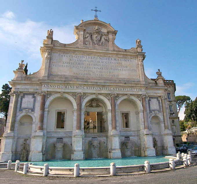 Der Brunnen der Acqua Paola