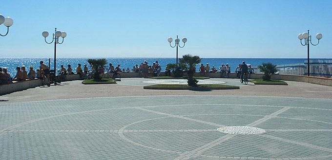 Die Strandpromenade