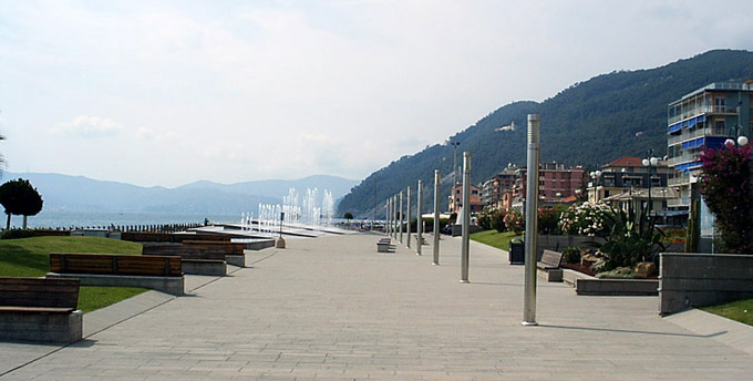 Die Strandpromenade