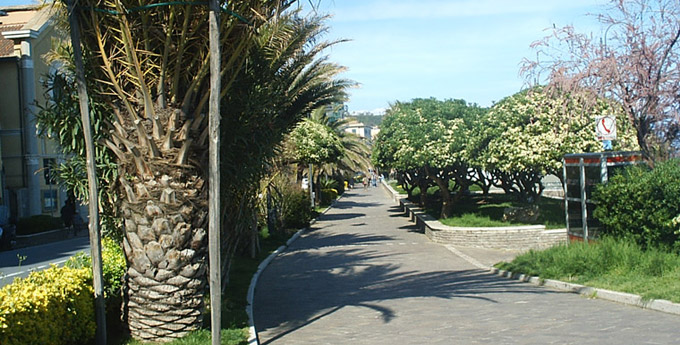 Die Strandpromenade