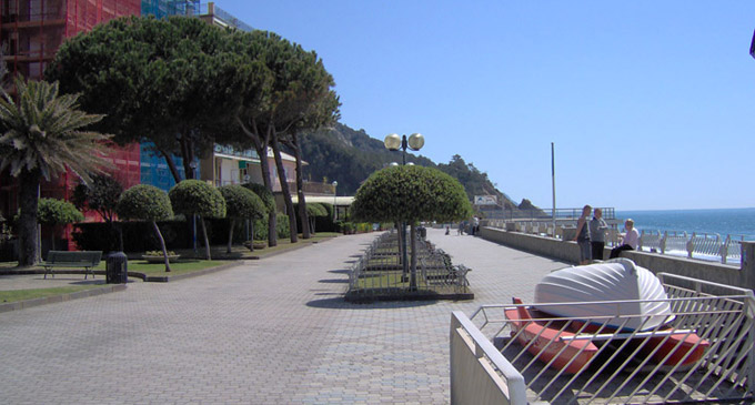 Die Strandpromenade