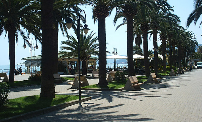 Die Strandpromenade