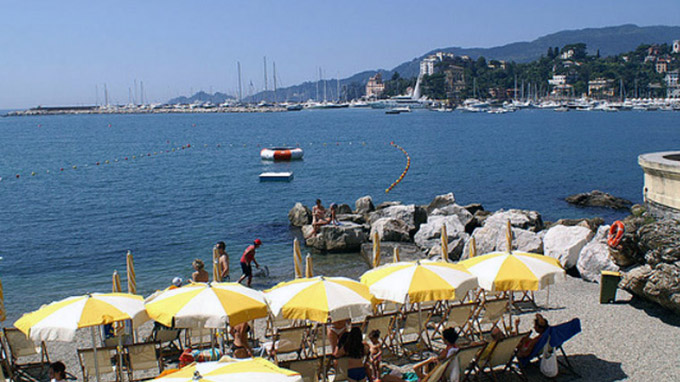 Les plages de Rapallo