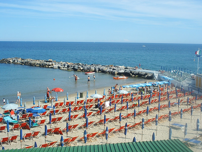 San Remo Les plages San Remo  Ligurie  Italie  plage san remo