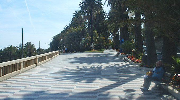 El paseo marítimo de San Remo