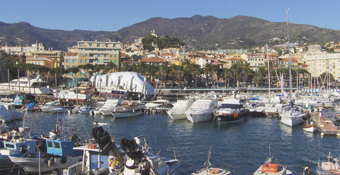 A marina de San Remo