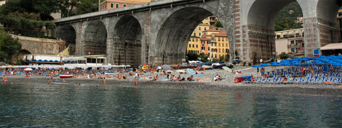 Les plages de Zoagli