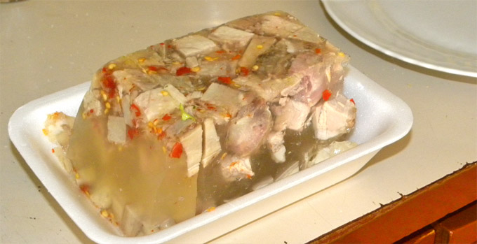 Porc gelée