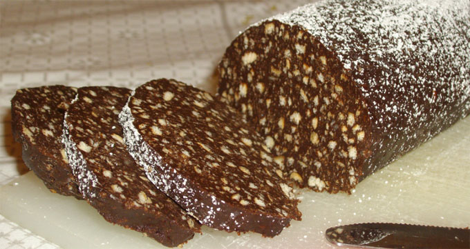 Chocolate salami