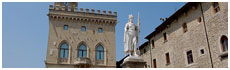 Stadt von San Marino