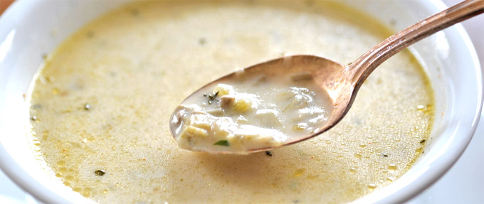 Oysters soup