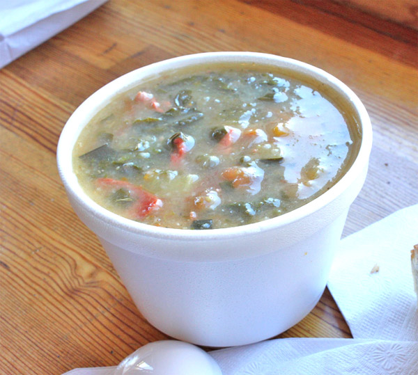 Oysters soup