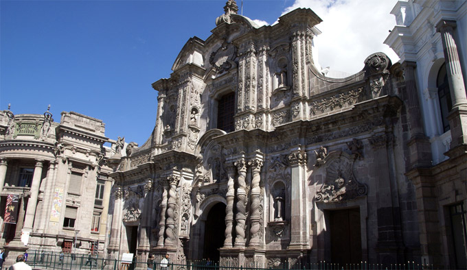 Quito La Compañía de Jesús (Ecuador) - iglesia Quito - iglesias Quito - las iglesias  Quito - las iglesias cristianas Quito