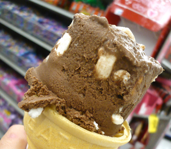 Rocky road ice cream
